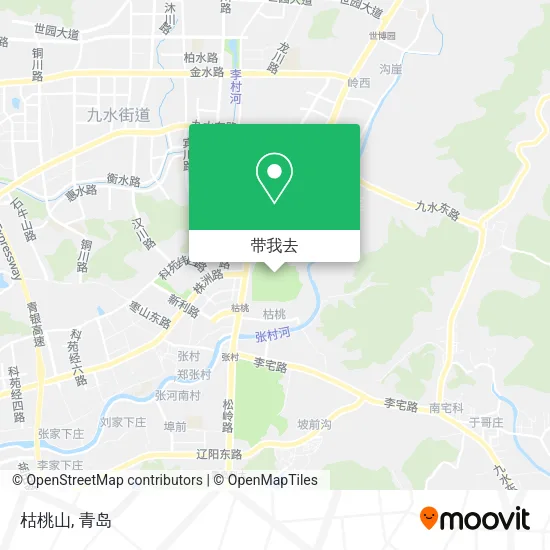 枯桃山地图