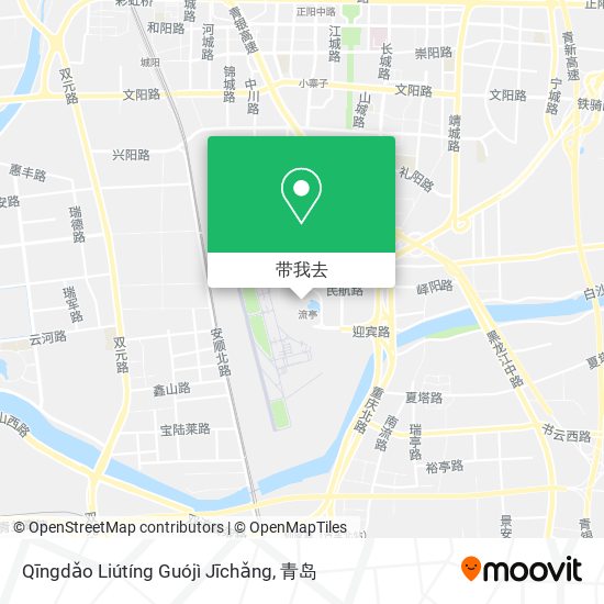 Qīngdǎo Liútíng Guójì Jīchǎng地图