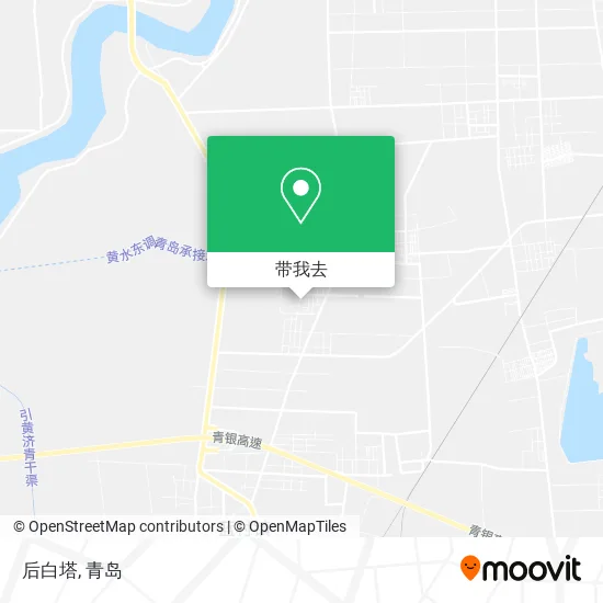 后白塔地图