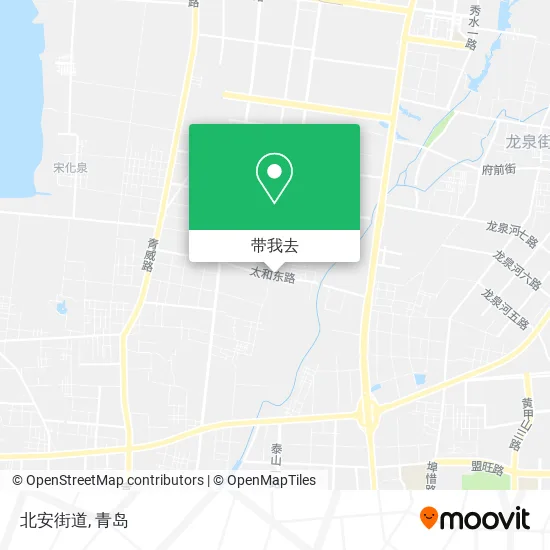 北安街道地图