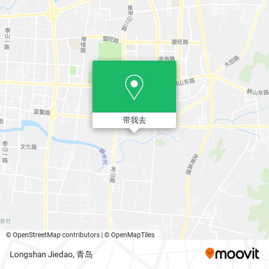 Longshan Jiedao地图