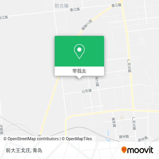 前大王戈庄地图