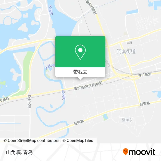 山角底地图