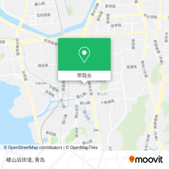 楼山后街道地图