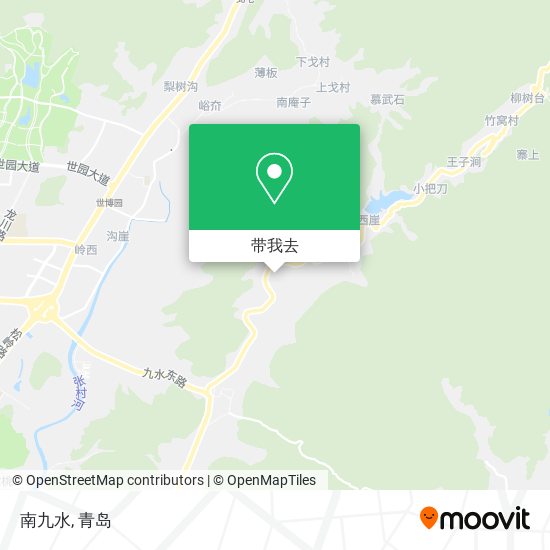 南九水地图