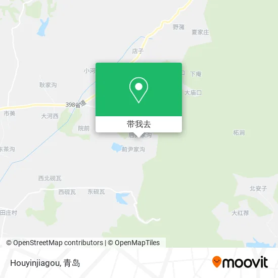 Houyinjiagou地图
