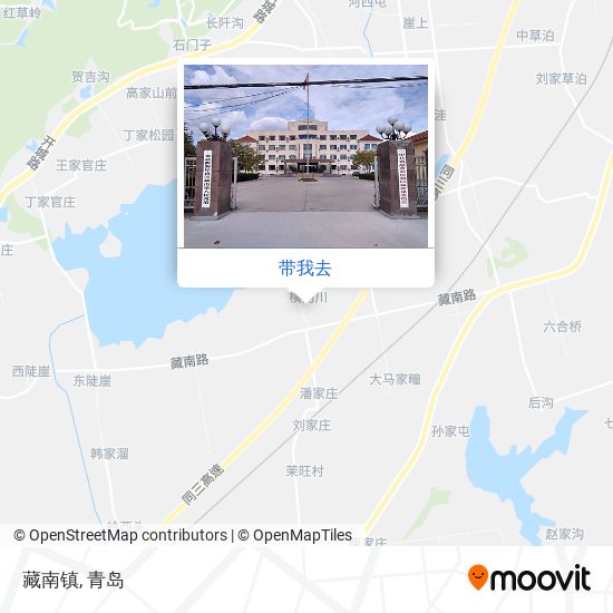 藏南镇地图