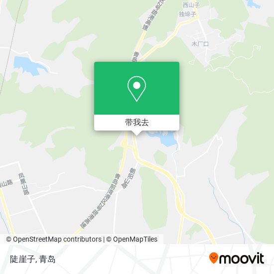 陡崖子地图