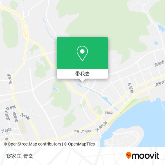 察家庄地图
