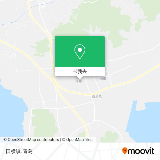 田横镇地图