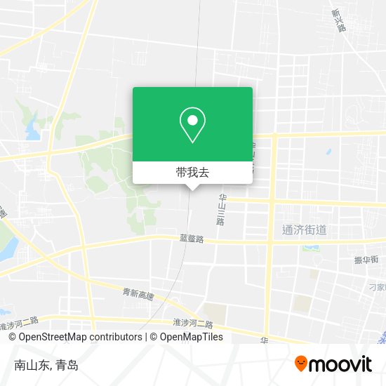 南山东地图