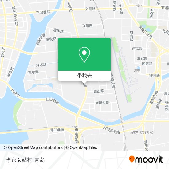 李家女姑村地图