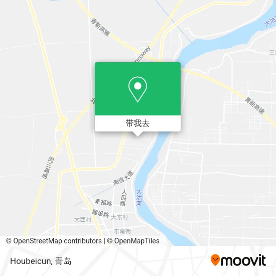 Houbeicun地图