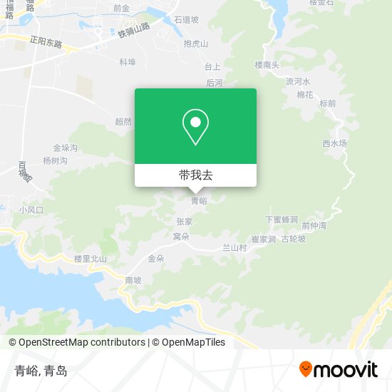 青峪地图
