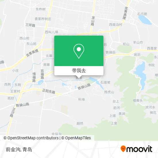 前金沟地图