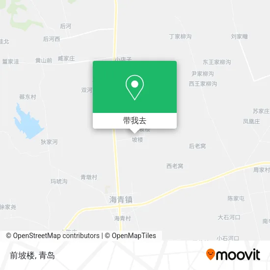 前坡楼地图