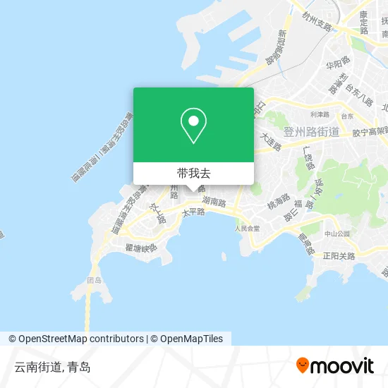 云南街道地图