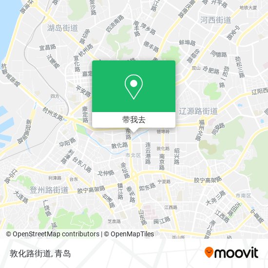 敦化路街道地图