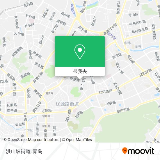 洪山坡街道地图