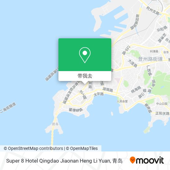 Super 8 Hotel Qingdao Jiaonan Heng Li Yuan地图
