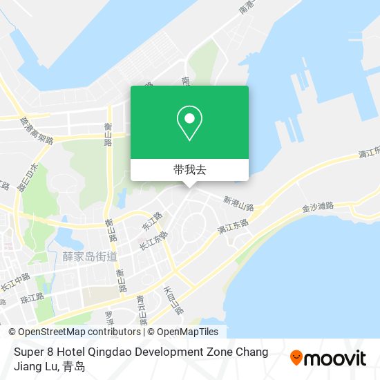 Super 8 Hotel Qingdao Development Zone Chang Jiang Lu地图