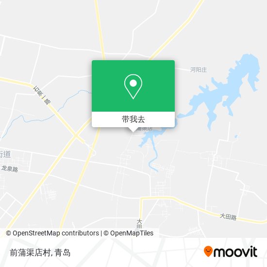 前蒲渠店村地图