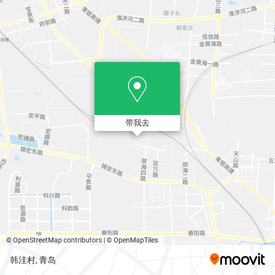 韩洼村地图