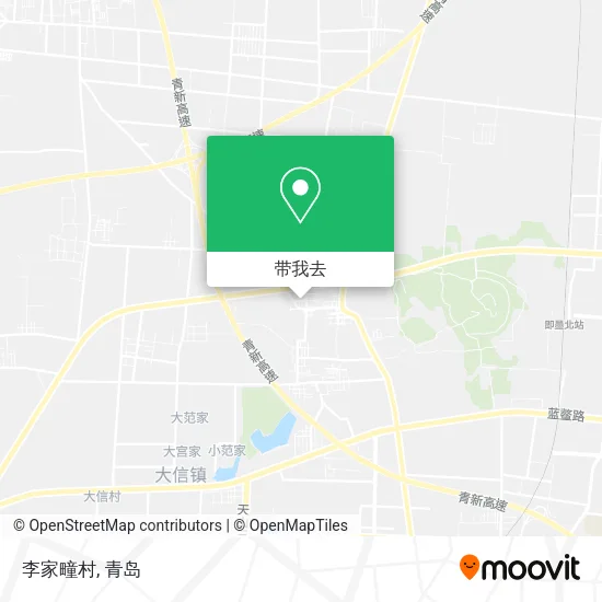李家疃村地图