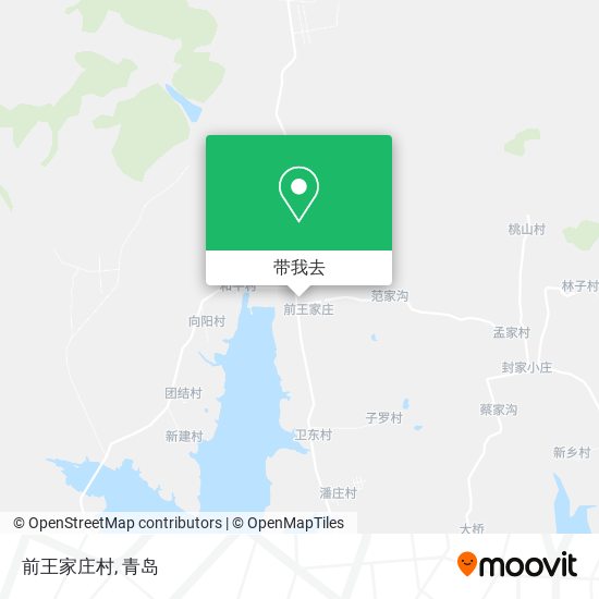 前王家庄村地图