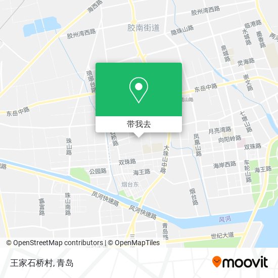 王家石桥村地图