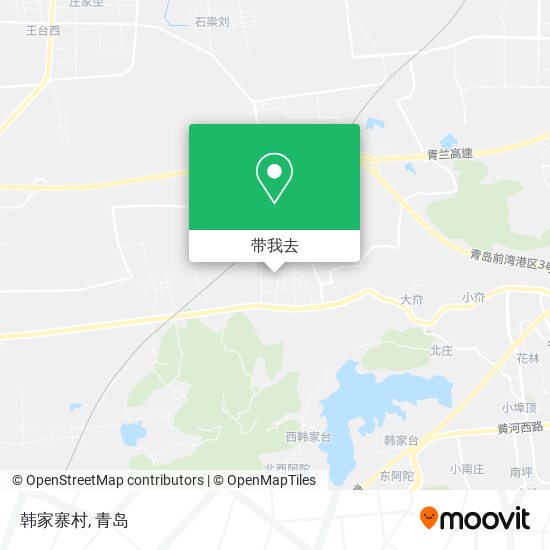 韩家寨村地图