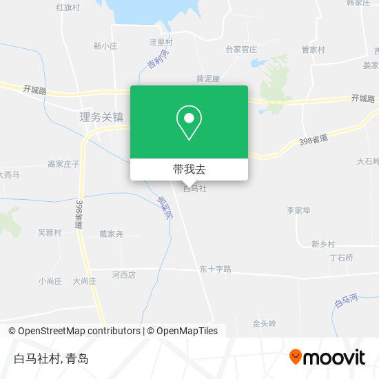 白马社村地图