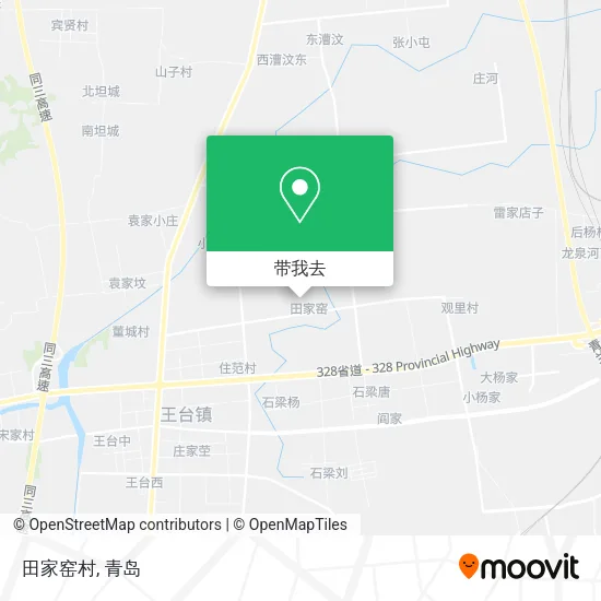 田家窑村地图