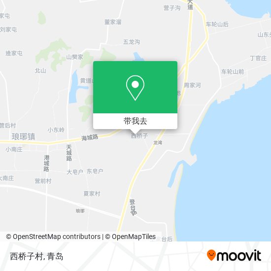 西桥子村地图