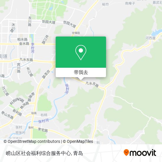 崂山区社会福利综合服务中心地图