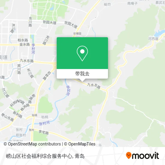 崂山区社会福利综合服务中心地图