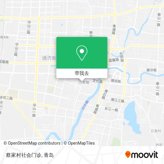 蔡家村社会门诊地图
