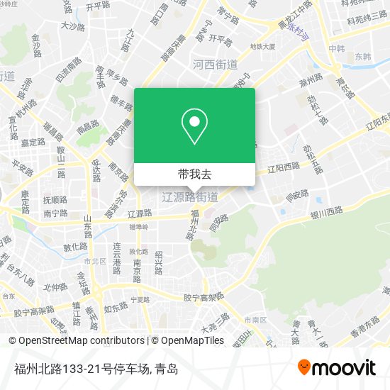 福州北路133-21号停车场地图