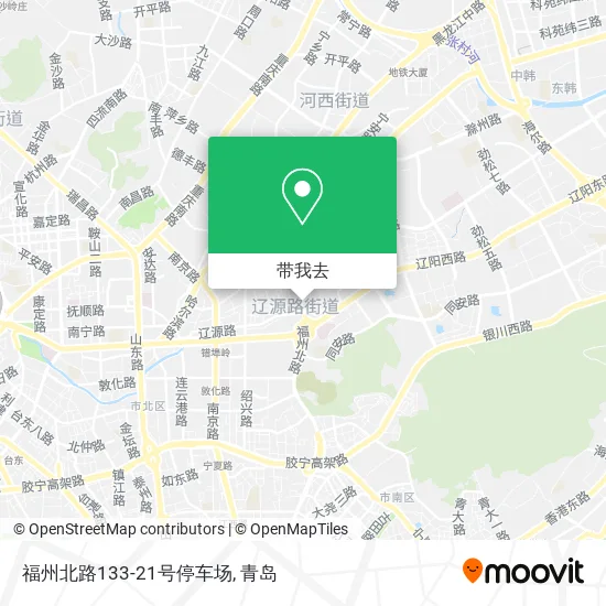 福州北路133-21号停车场地图