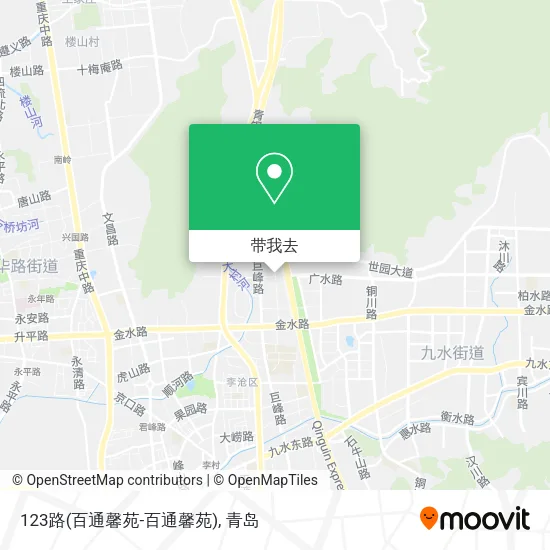 123路(百通馨苑-百通馨苑)地图