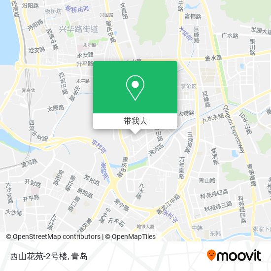 西山花苑-2号楼地图