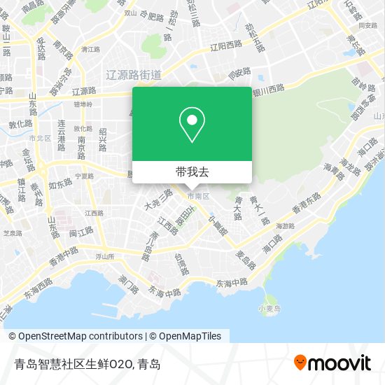 青岛智慧社区生鲜O2O地图
