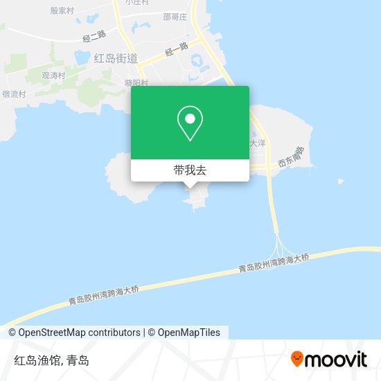 红岛渔馆地图