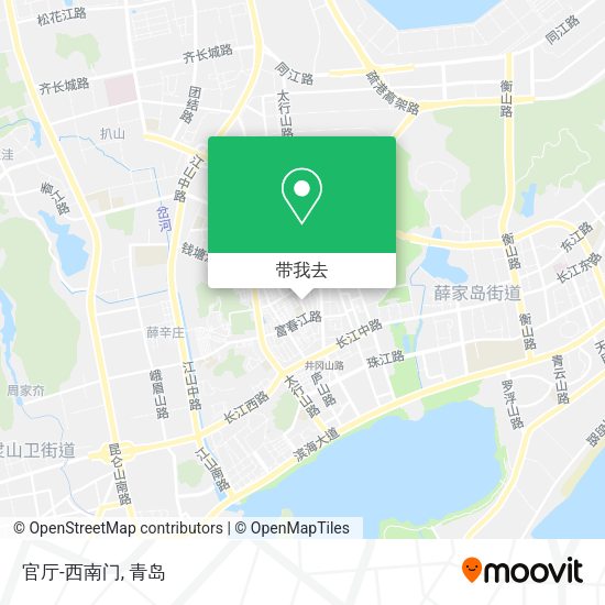 官厅-西南门地图