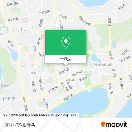官厅写字楼地图