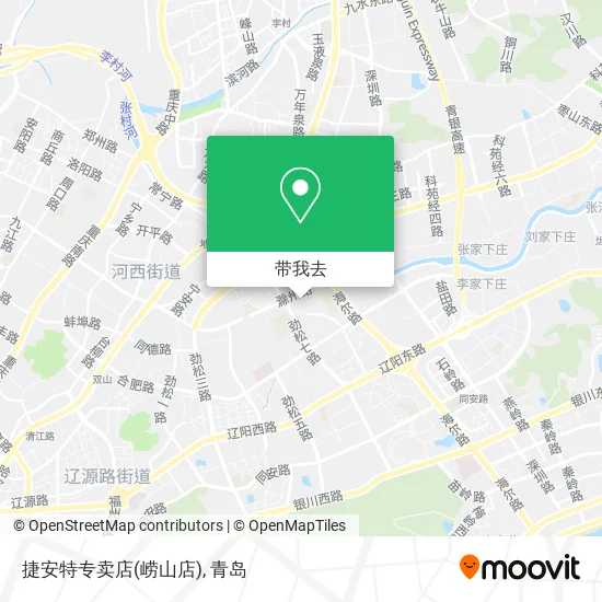捷安特专卖店(崂山店)地图