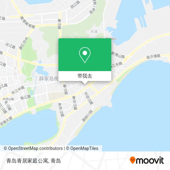 青岛青居家庭公寓地图