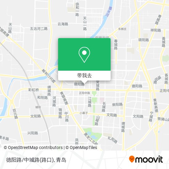 德阳路/中城路(路口)地图