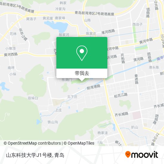 山东科技大学J1号楼地图