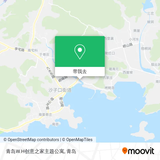 青岛W.H创意之家主题公寓地图